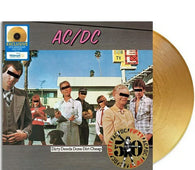 AC/DC- Exclusive 50th Anniversay Colour Vinyl=Dirty Deeds Done dirt cheap- Gold Vinyl.