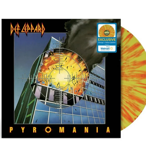 Def Leppard- Exclusive Colour Vinyl- Pyromania 40th Anniversary Release. Splatter Vinyl.
