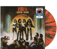 Kiss- Exclusive Colour Vinyl-USA - Love Gun - Orange & Black Splatter.
