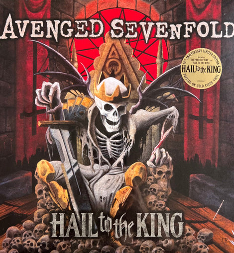 Avenged Sevenfold- Exclusive Colour Vinyl- Hail The King-Gold Vinyl.