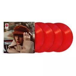 Taylor Swift -Red -Exclusive Colour Vinyl- USA Exclusive- (Taylor's Version) (4LP)RED VINYL