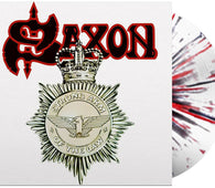 Saxon Exclusive Strong Arm Of The Law (White W/ Red & Black Splatter Vinyl)